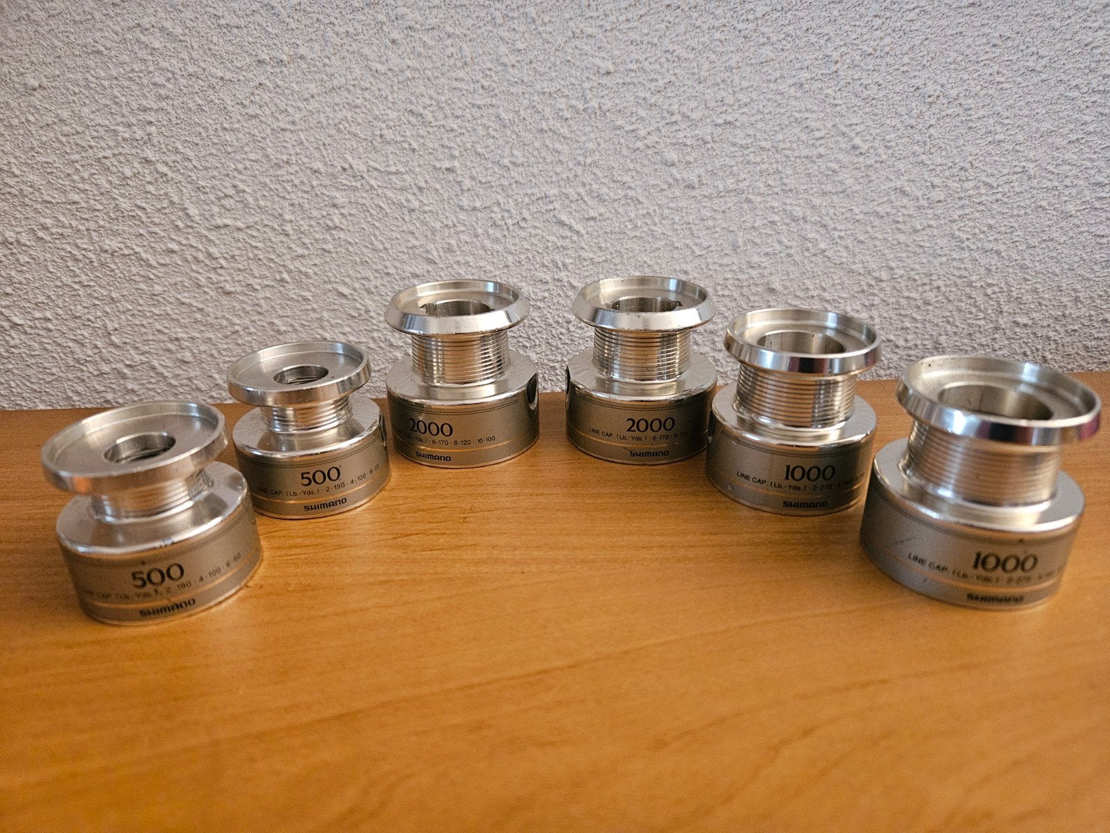 Shimano Spoelen spoel 500 - 1000 - 2000, Ophalen of Verzenden, Molen