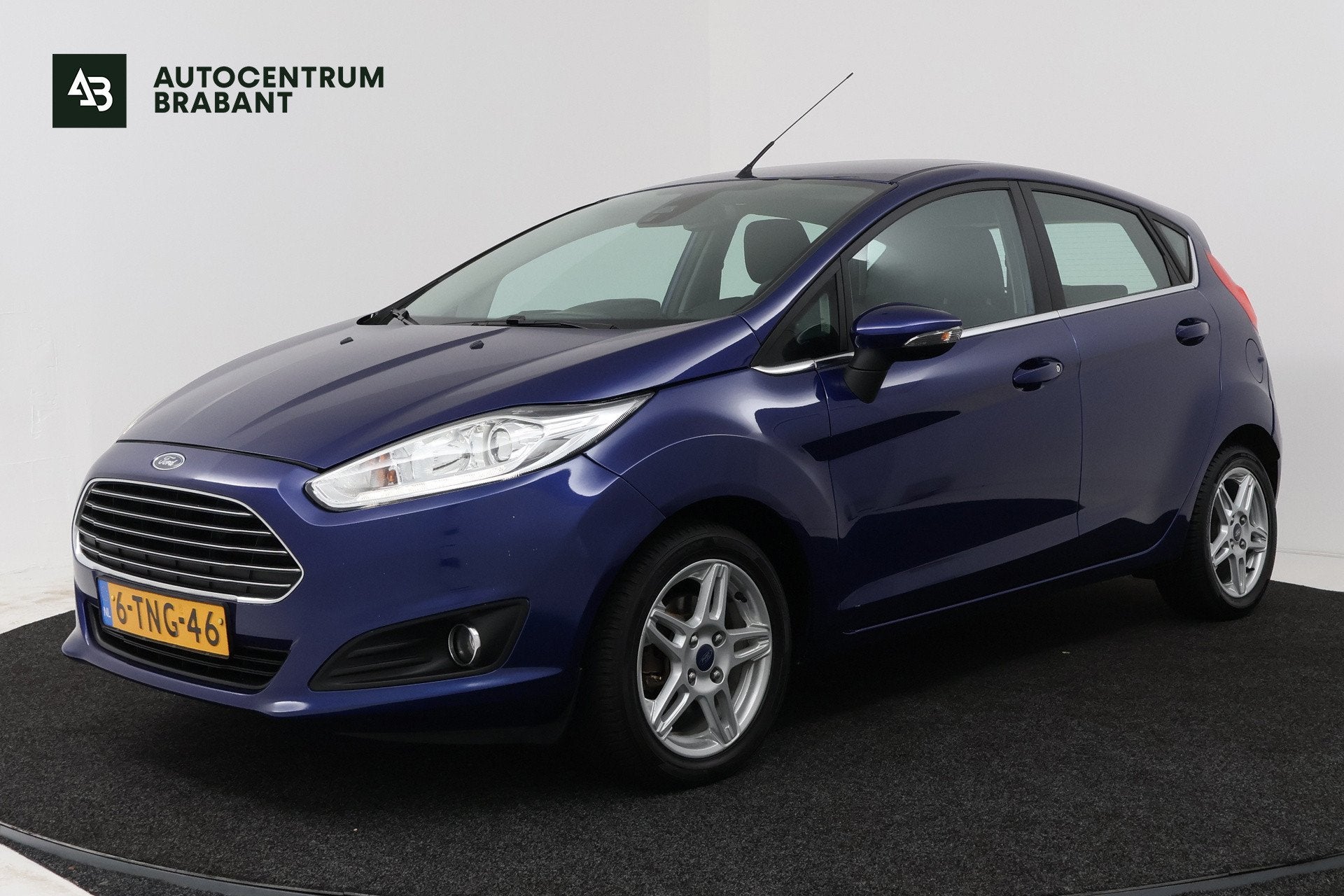 Ford Fiesta 1.0 EcoBoost Titanium Automaat (NAVIGATIE, CRUIS, Euro 5, Blauw, Origineel Nederlands, Bedrijf