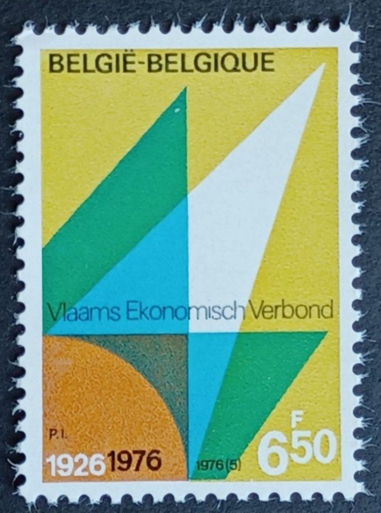 België 1976  - OBP 1799 - Vlaams Ekonomisch Verbond, Postzegels en Munten, Postzegels | Europa | België, Frankeerzegel, Ophalen of Verzenden