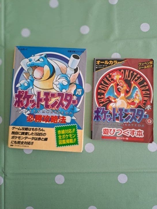 Pokémon Red & Blue Officiële Japanse guide Strategiegids, Niet van toepassing, Ophalen of Verzenden, Beta, Onbekend