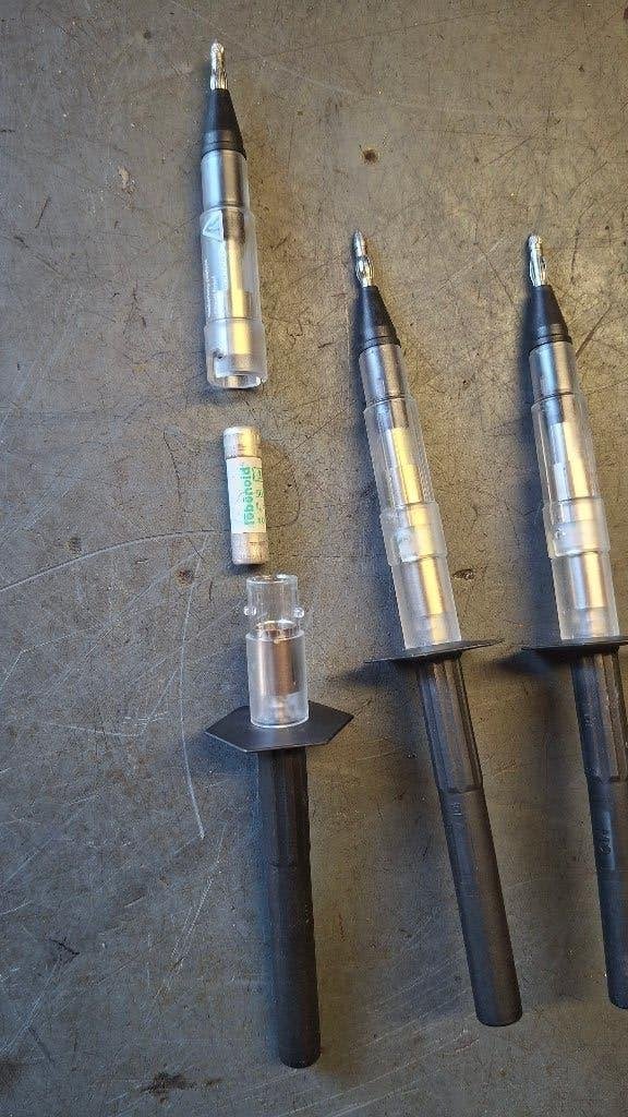5x spanningstester Met 500v zekering meetpennen, ., Ophalen of Verzenden, Zo goed als nieuw, .