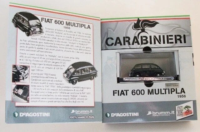 Fiat 600 Multipla 1956 Limited Edition, Hobby en Vrije tijd, Modelauto's | 1:43, Ophalen of Verzenden, Nieuw, Auto, Overige merken