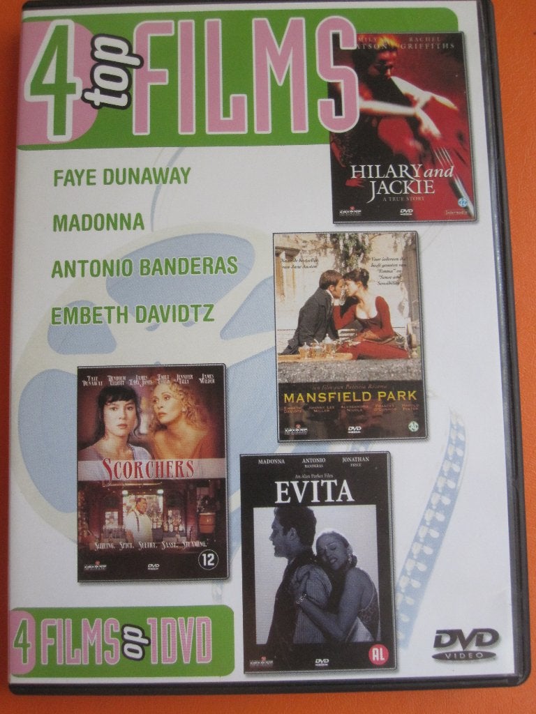 4 Top Films (4 films op 1 DVD), Cd's en Dvd's, Engels, Nederlands, Overige genres, Ophalen of Verzenden