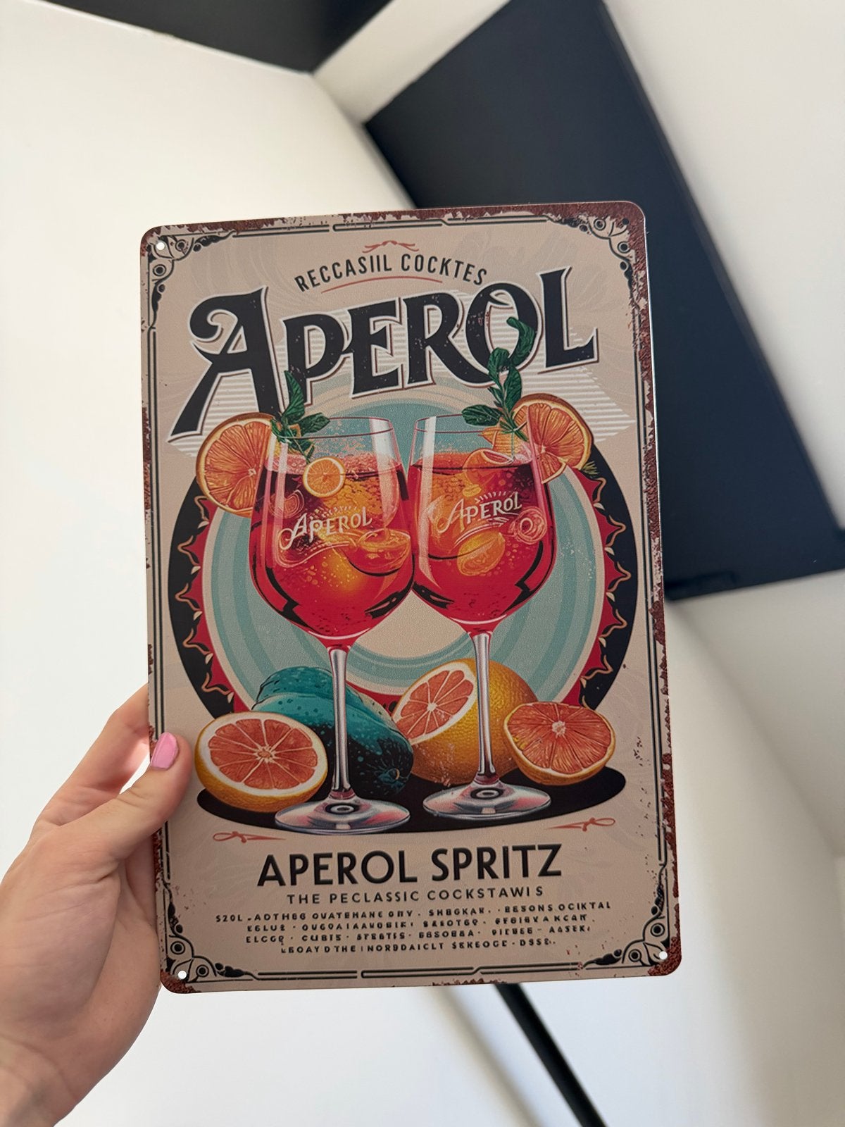 Aperol Spritz Bierbordje / Reclamebord, Ophalen of Verzenden, Nieuw, Reclamebord