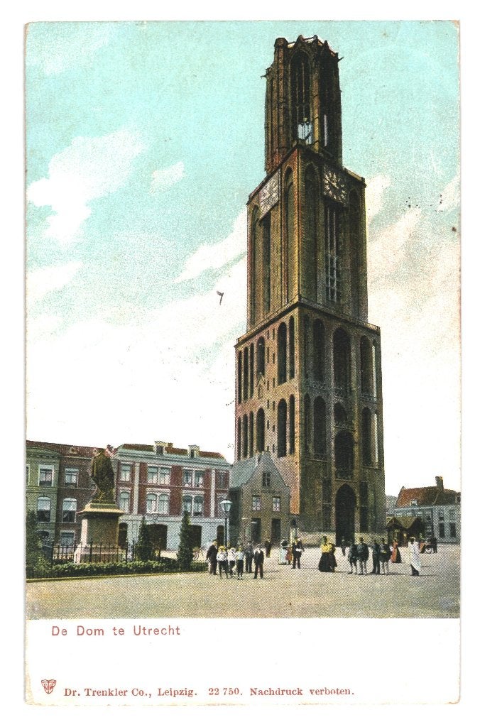 41498 Utrecht Dom 1904 Geen postzegel Stempel Utrecht, Ophalen of Verzenden, Voor 1920, Gelopen, Utrecht