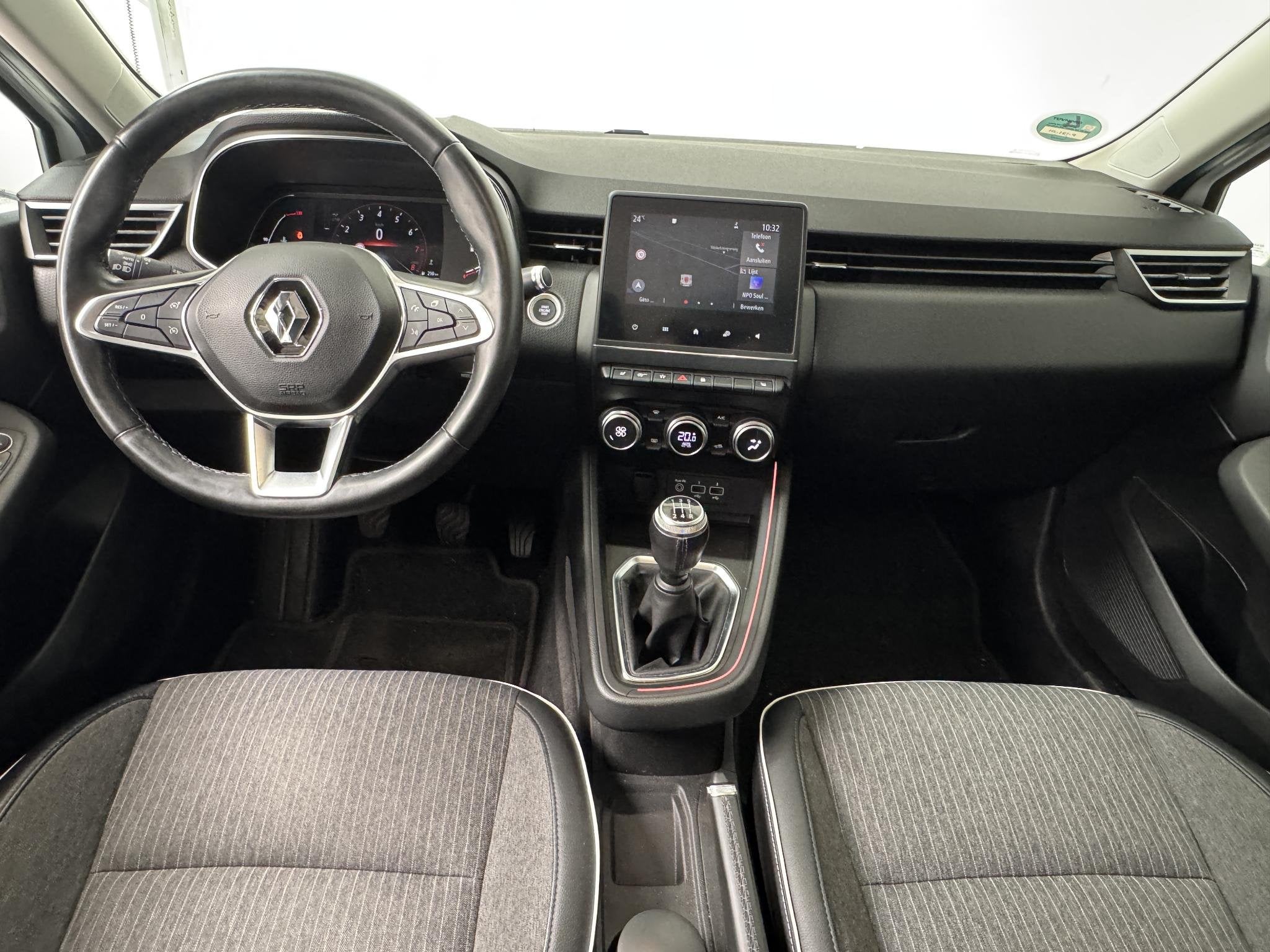 Renault Clio 1.0 TCe Intens | Navigatie | Achteruitrijcamera, 101 pk, Gebruikt, 580 kg, Met garantie (alle)