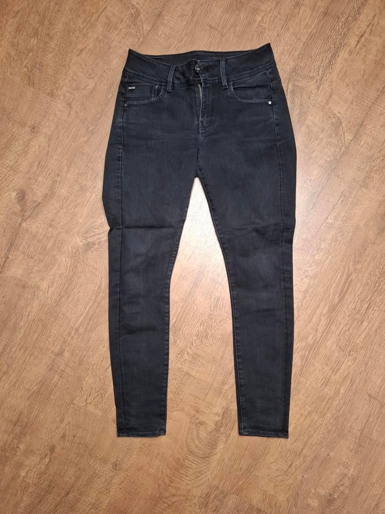 G-star Lynn mid skinny 30/30 zwart, Zwart, Ophalen of Verzenden, W30 - W32 (confectie 38/40), Gedragen