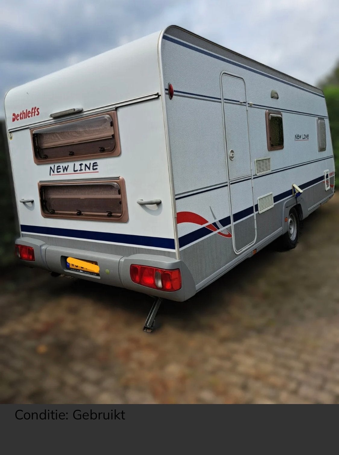 Caravan met Stapelbed, Treinzit, Kachel, Particulier, Dwars-stapelbed