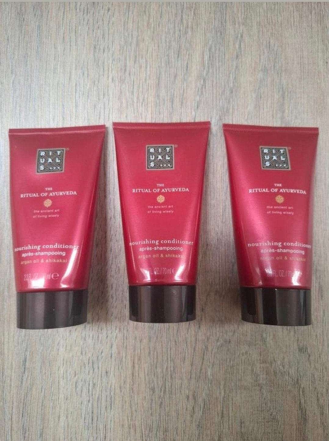 Rituals Ayurveda conditioner 3 stuks 70 ml, Ophalen of Verzenden, Nieuw, Shampoo of Conditioner