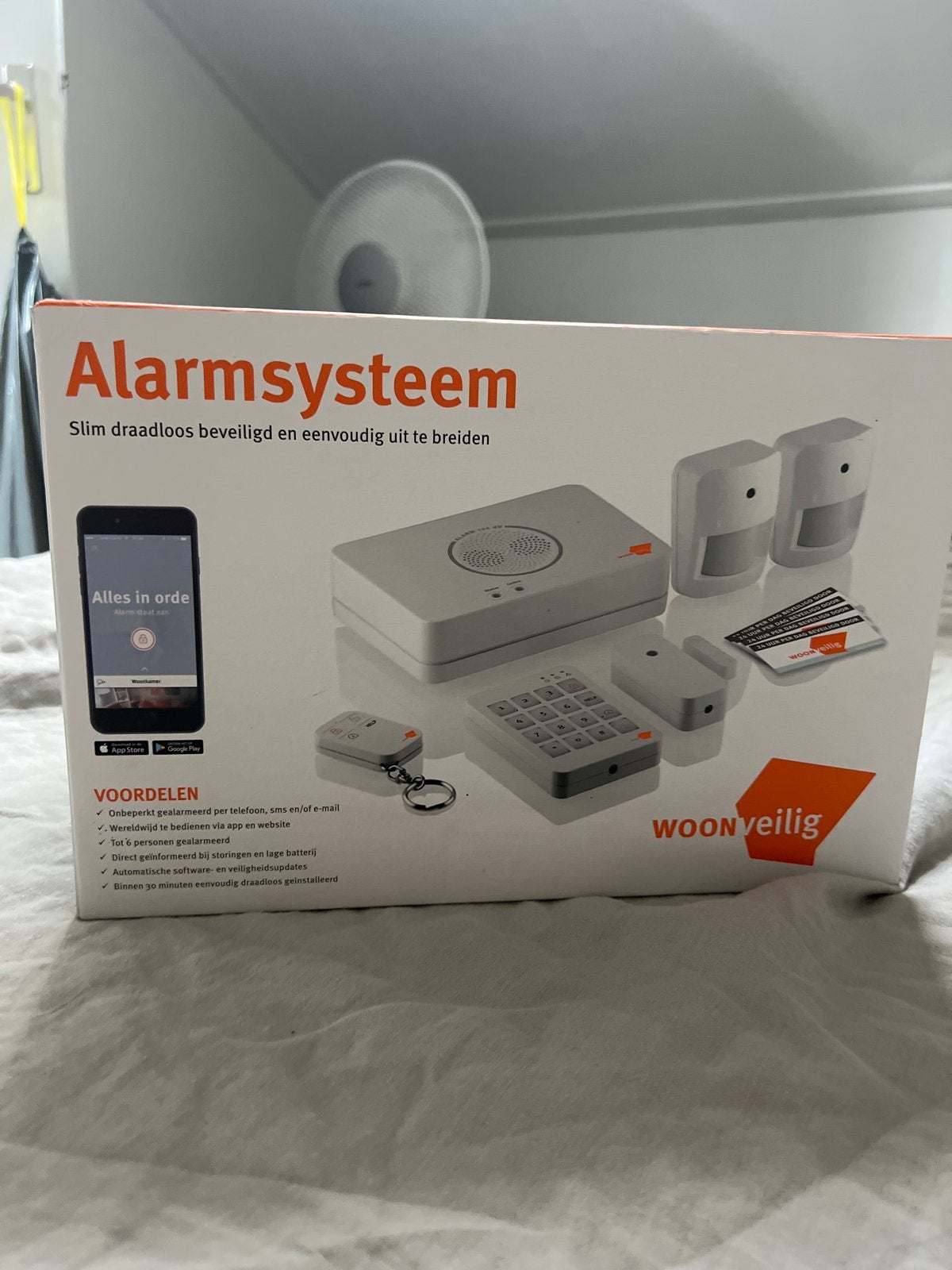 WoonVeilig Alarmsysteem Startpakket - Nieuw in doos, Ophalen, Beweging, Nieuw, Compleet systeem