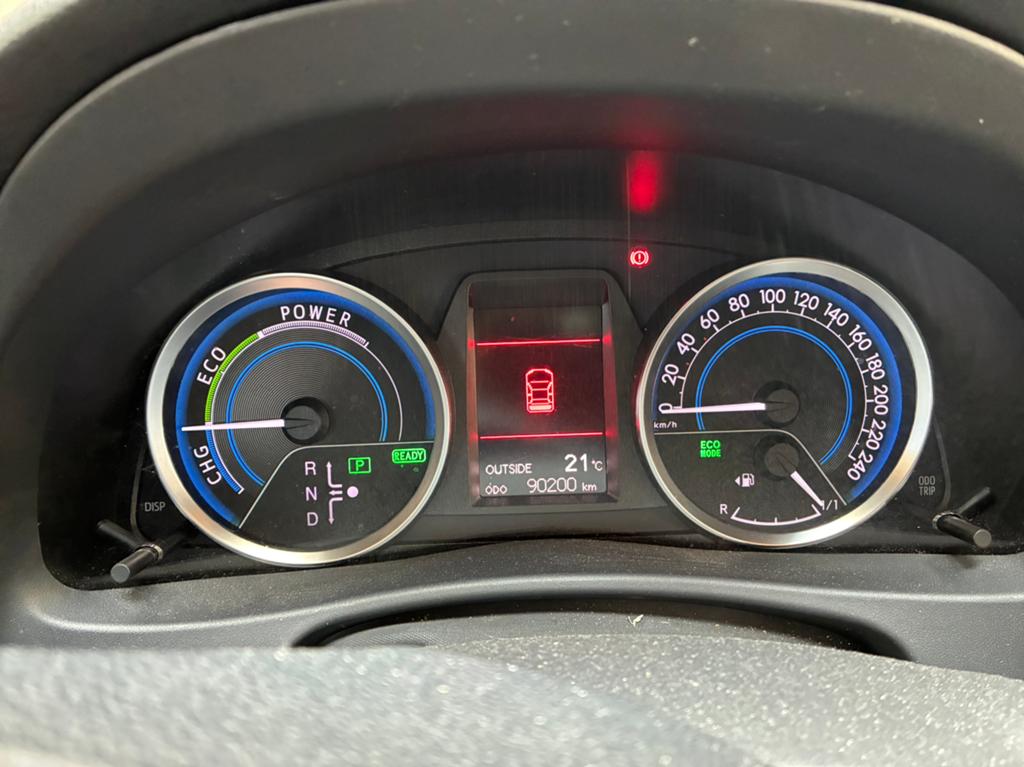 Toyota Auris 1.8 Full Hybrid 5DR CVT 2013 Grijs, Auto's, 4 cilinders, 26 km/l, Auris, 1285 kg