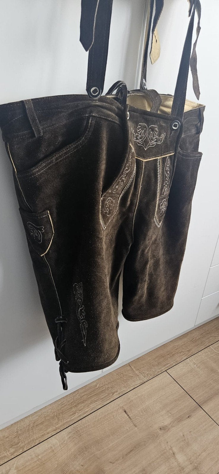 Lederhose - Traditionele Duitse Korte Broek, Maat 56/58 (XL), Ophalen of Verzenden, Zo goed als nieuw, Onbekend
