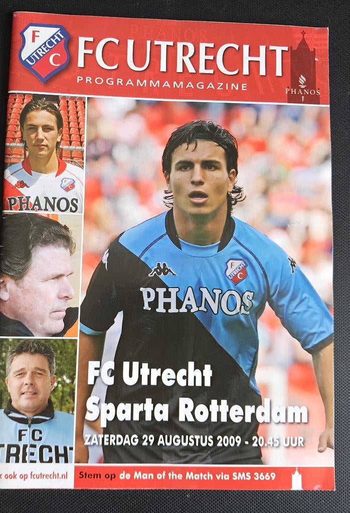 FC Utrecht - Sparta 2009/2010, Verzamelen, Ophalen of Verzenden, Zo goed als nieuw, F.C. Utrecht, Boek of Tijdschrift