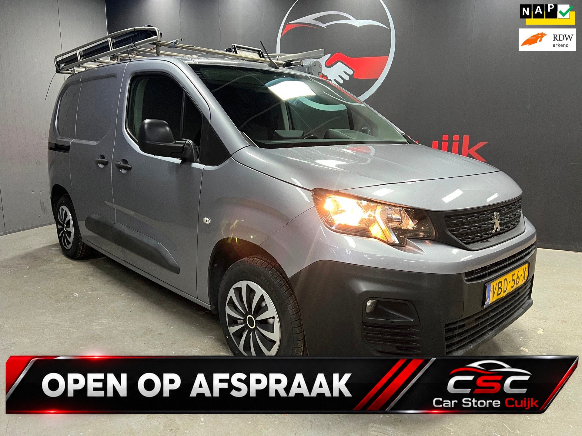 Peugeot Partner 1.6 BlueHDI Premium|JBL|CarPlay|Cam|NAP|Crui, Voorwielaandrijving, Stof, Euro 6, 4 cilinders