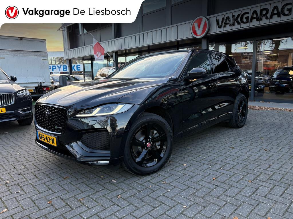 Jaguar F-PACE 2.0 P400e PHEV R-Dynamic S Black / Leder / Mer, Auto's, Automaat, Adaptive Cruise Control, Gebruikt, 4 cilinders