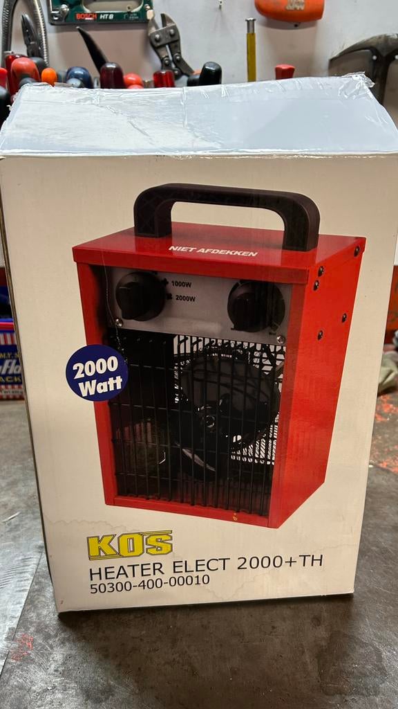 Electro kachel max 2000 watt, 30 tot 80 cm, Kachel, Minder dan 60 cm, Ophalen of Verzenden