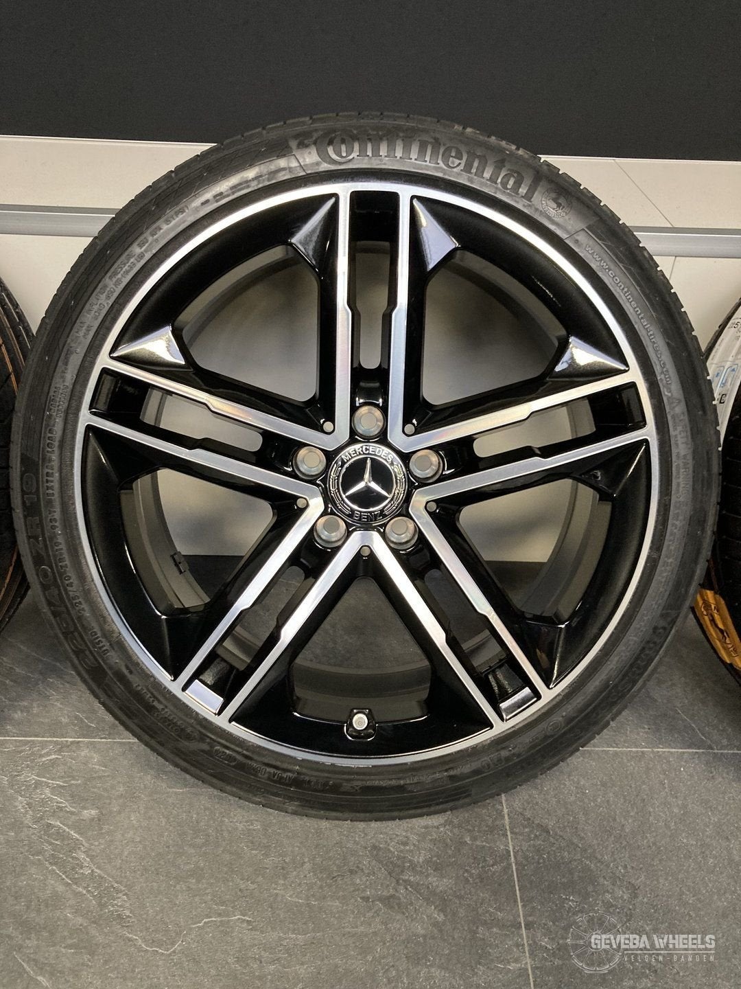 19” Originele Mercedes A klasse W177 velgen + banden 5x112, 19 inch, Gebruikt, -, -