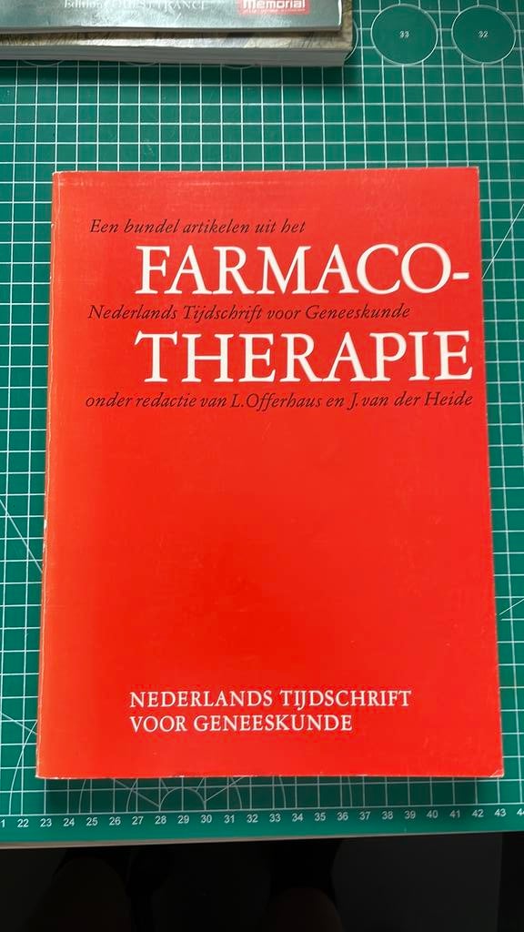 Farmaco Therapie, Ophalen of Verzenden, Zo goed als nieuw, Medisch