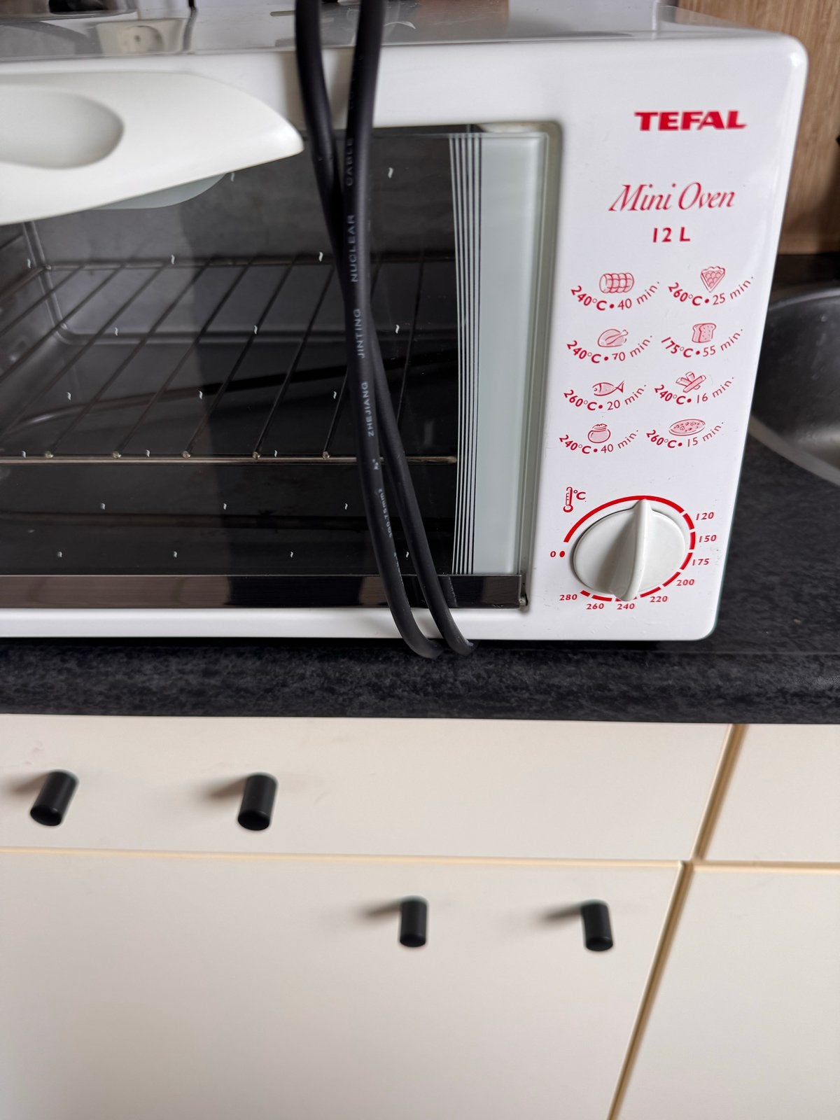 Tefal Principio Mini-oven 12L - Ideaal voor camping/caravan, Witgoed en Apparatuur, Ovens, Ophalen, Minder dan 45 cm, Gebruikt