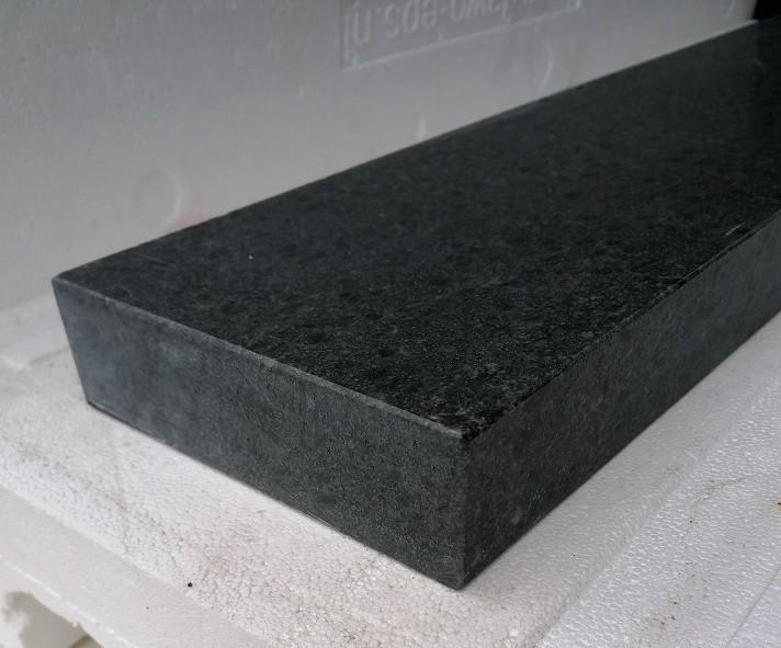 Dorpels in zwarte graniet Angkor Black, Ophalen, 100 tot 200 cm, Biels, Nieuw