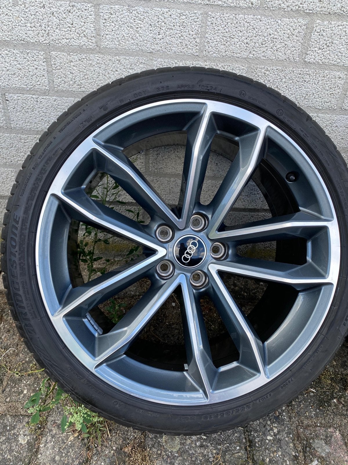 19 inch Audi Cavo Velgen met goede banden, Gebruikt, 255 mm, Banden en Velgen, Personenwagen