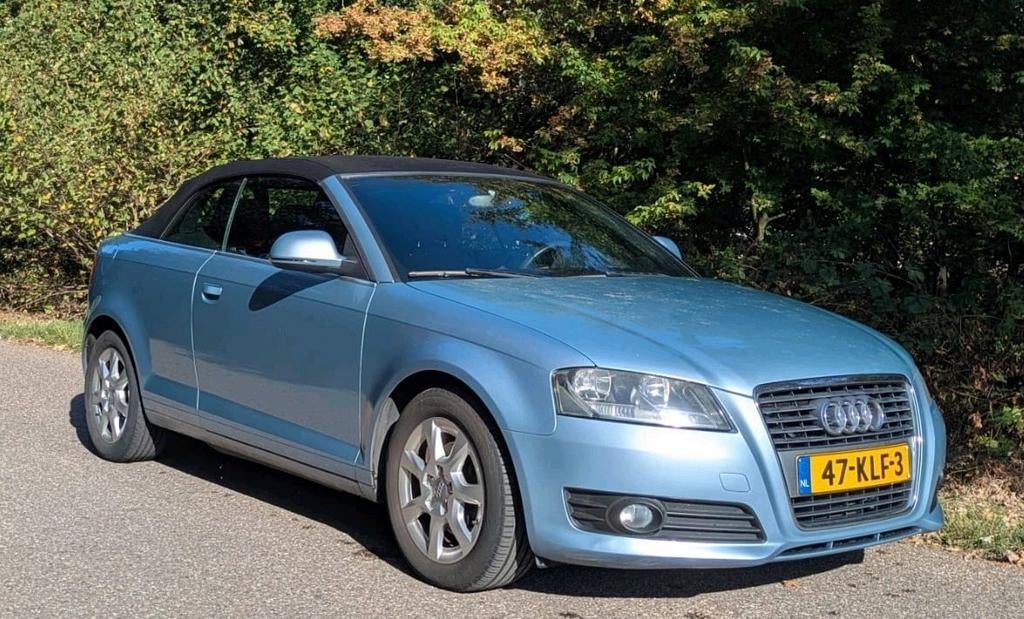 Audi A3 1.8 Tfsi Cabriolet 118KW 2010 Blauw, Auto's, Audi, Voorwielaandrijving, Euro 5, Stof, 4 cilinders