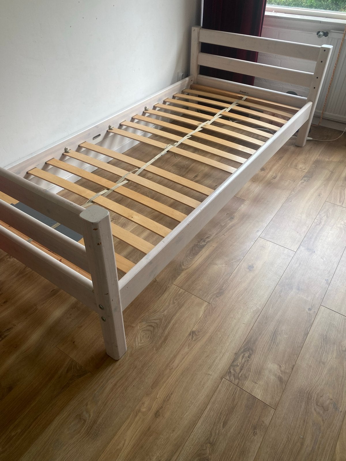 Flexa eenpersoonsbed met 2 nachtkastjes, Ophalen, Gebruikt, 90 cm, Eenpersoons