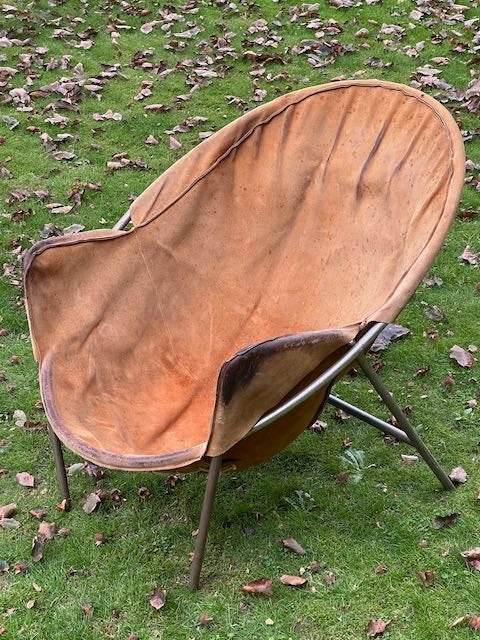 BO-360 fauteuil van Erik Ole Jørgensen, Ophalen, Gebruikt, 75 tot 100 cm, Deens design jaren '50