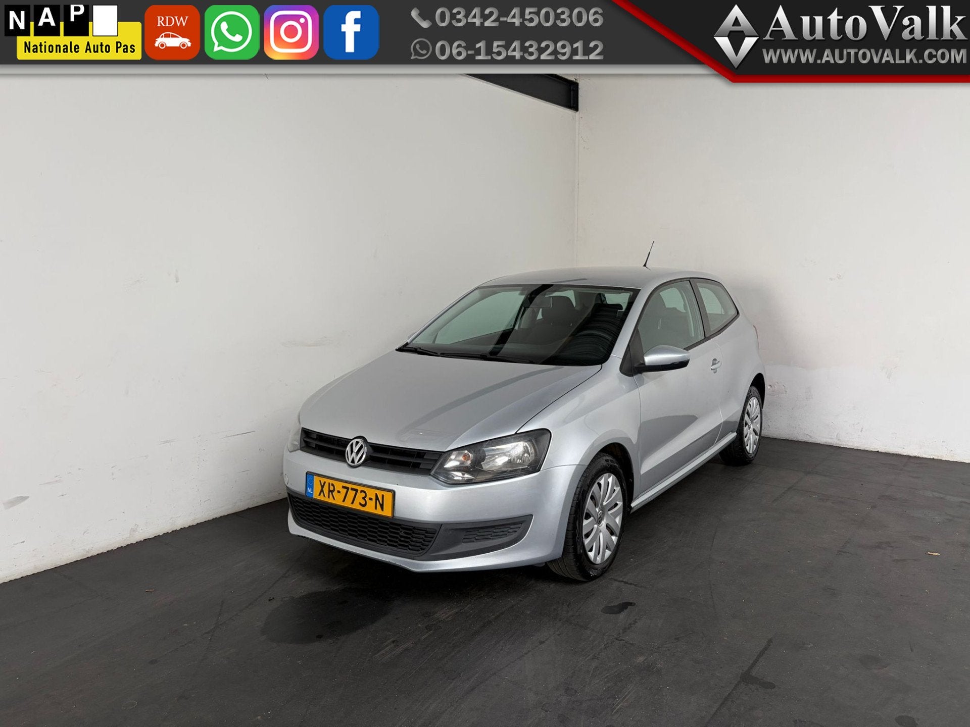 Volkswagen Polo 1.2 Easyline. APK 03-2027! (bj 2013), Auto's, Voorwielaandrijving, Euro 5, 967 kg, 60 pk