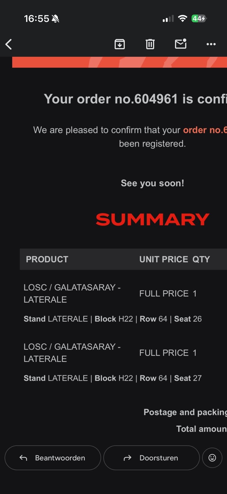 Lille - Galatasaray tickets 2 stuks naast elkaar, Tickets en Kaartjes, Losse kaart, Twee personen, Oktober, Europa of Champions League