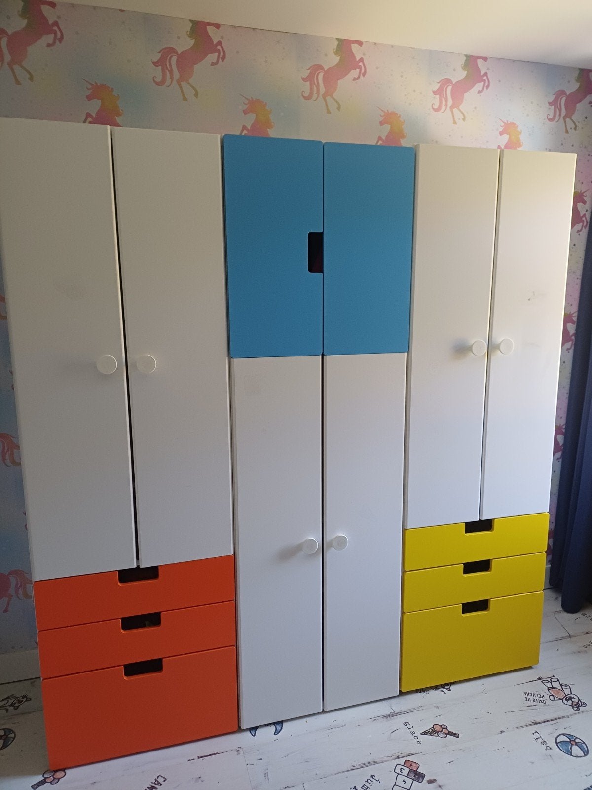 IKEA Stuva kledingkasten (3 stuks) met lades en hangruimte, Overige materialen, Gebruikt, 150 tot 200 cm, 150 tot 200 cm
