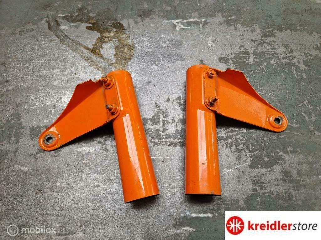 Kreidler koplamp oren met bussen nette staat, Fietsen en Brommers, Brommeronderdelen | Kreidler, Gebruikt, Ophalen of Verzenden