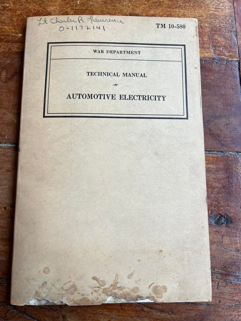 WO2 Amerikaans voorschrift electra voertuigen techniek jeep, Amerika, Ophalen of Verzenden, Boek of Tijdschrift