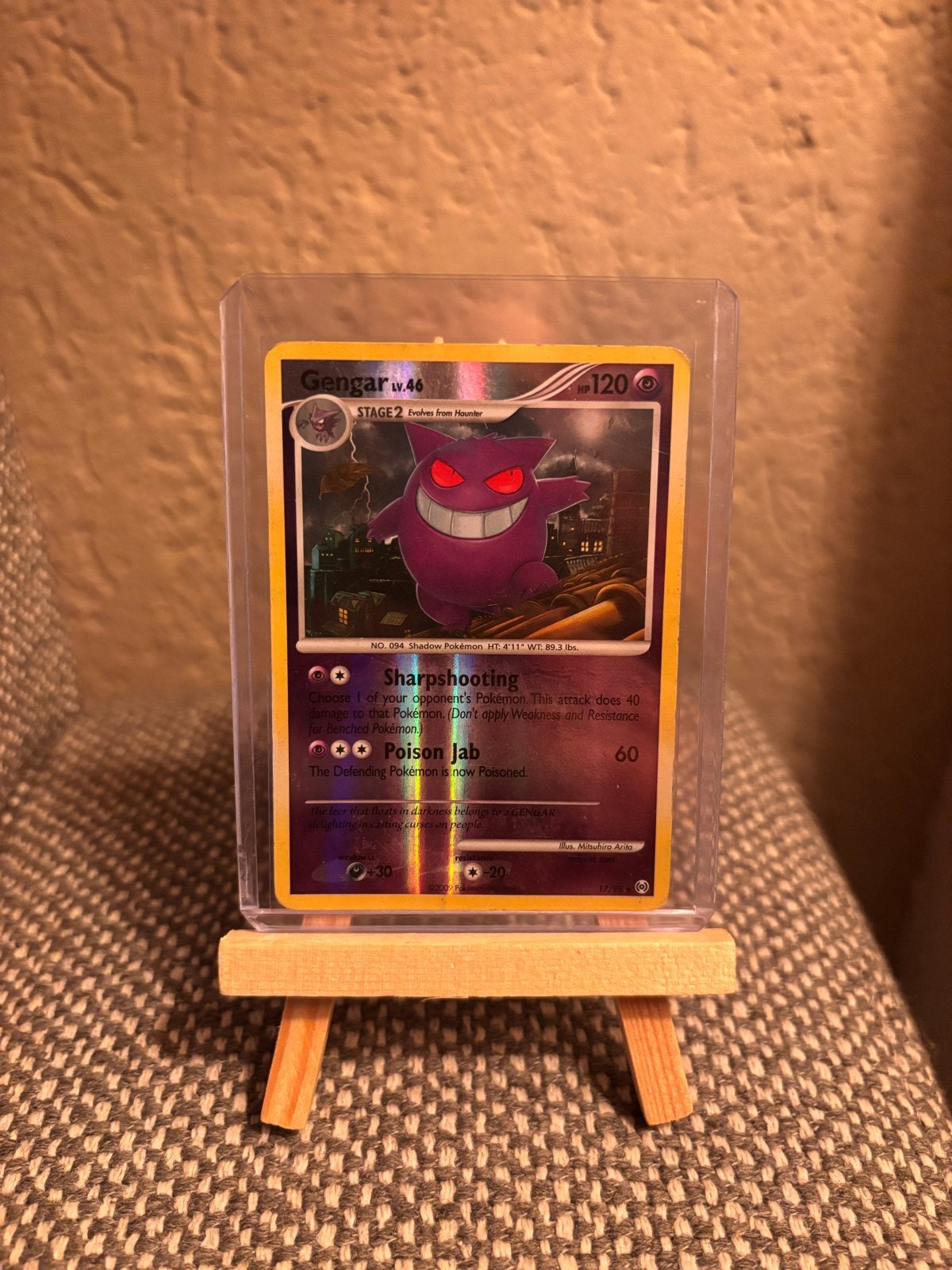 Gengar Pokémon kaart - Zeldzaam en in uitstekende staat, Ophalen of Verzenden, Zo goed als nieuw, Losse kaart