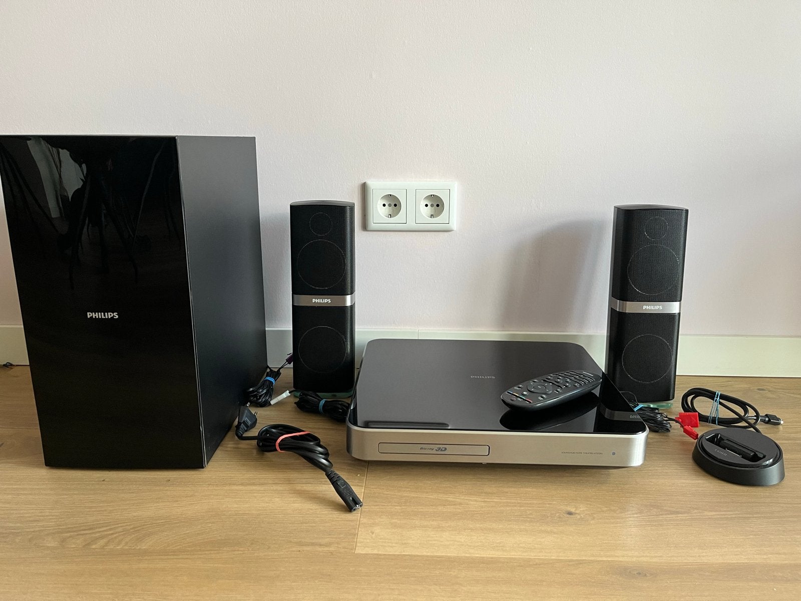 Philips Soundhub HTS7202 Home Theater Systeem met 2.1 Geluid, Ophalen, Philips, Gebruikt, 2.1-systeem