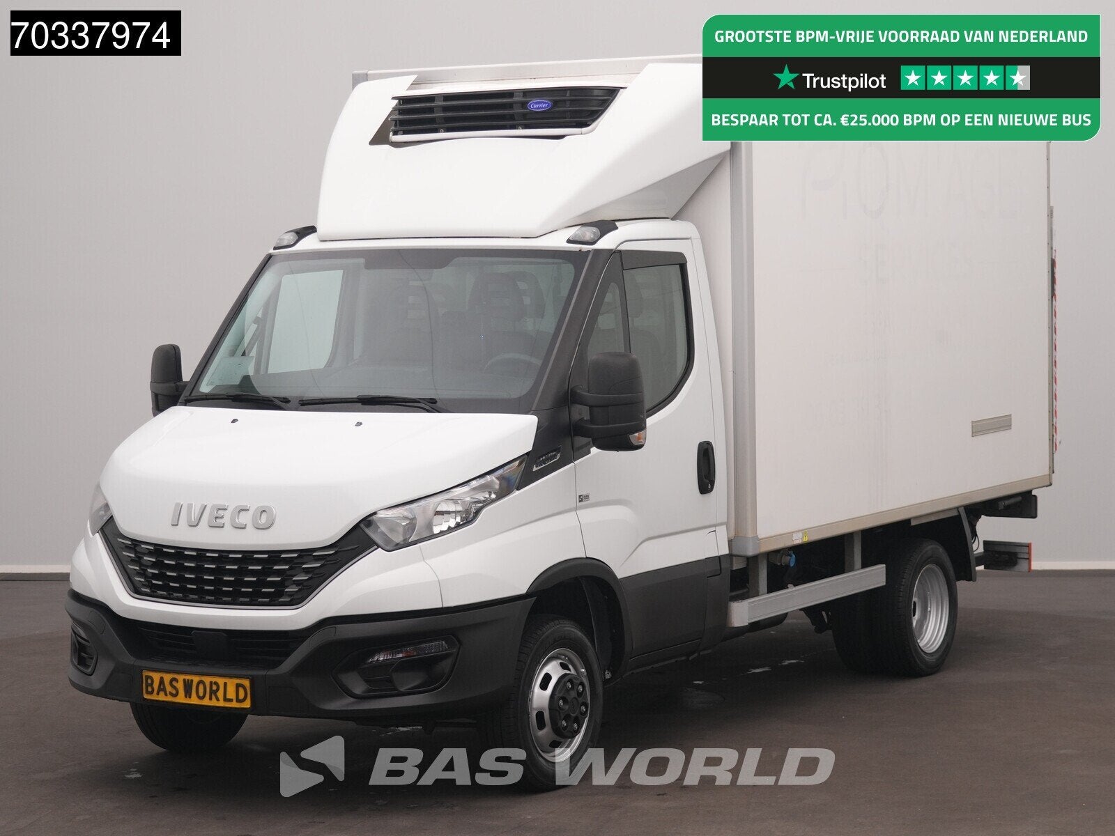 Iveco Daily 35C14 Automaat Koel/Vrieswagen Laadklep Bakwagen, Auto's, Automaat, Gebruikt, Euro 6, Iveco