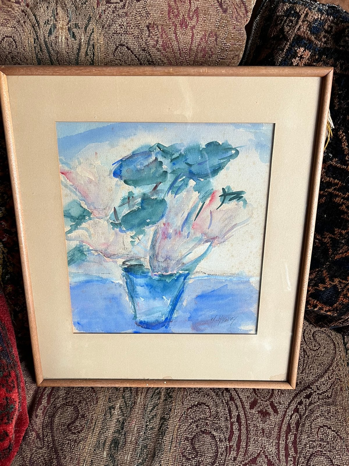 Wietse Hoving (1911-1998) Groninger Ploeg Stilleven in Lijst, Ophalen of Verzenden