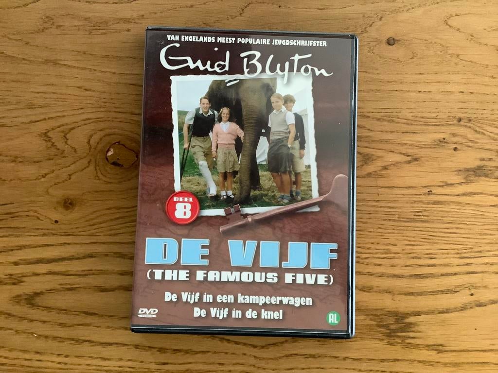 4). De Vijf - Kampeerwagen & In de Knel op DVD, Cd's en Dvd's, Alle leeftijden, Ophalen of Verzenden, Zo goed als nieuw, Actie en Avontuur