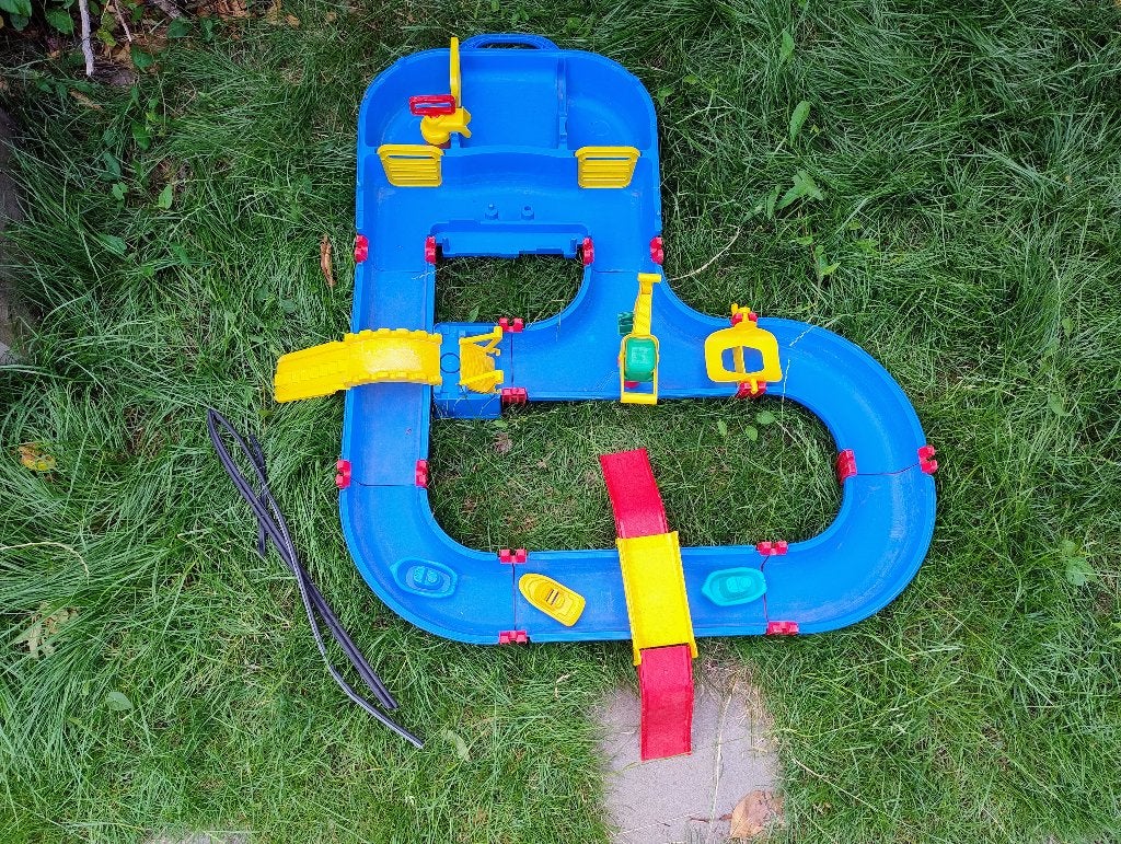 AquayPlay waterbaan, Ophalen, Gebruikt
