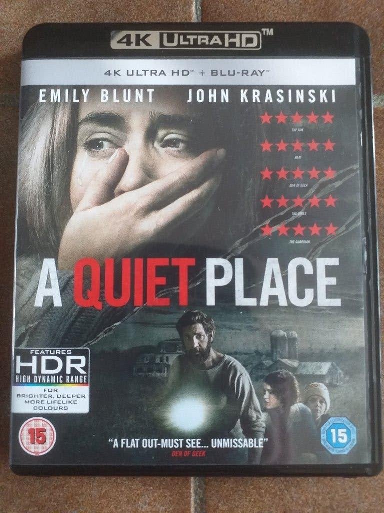 A Quiet Place 4K Bluray + 2D Bluray, Horror, Engels, Vanaf 16 jaar, Film