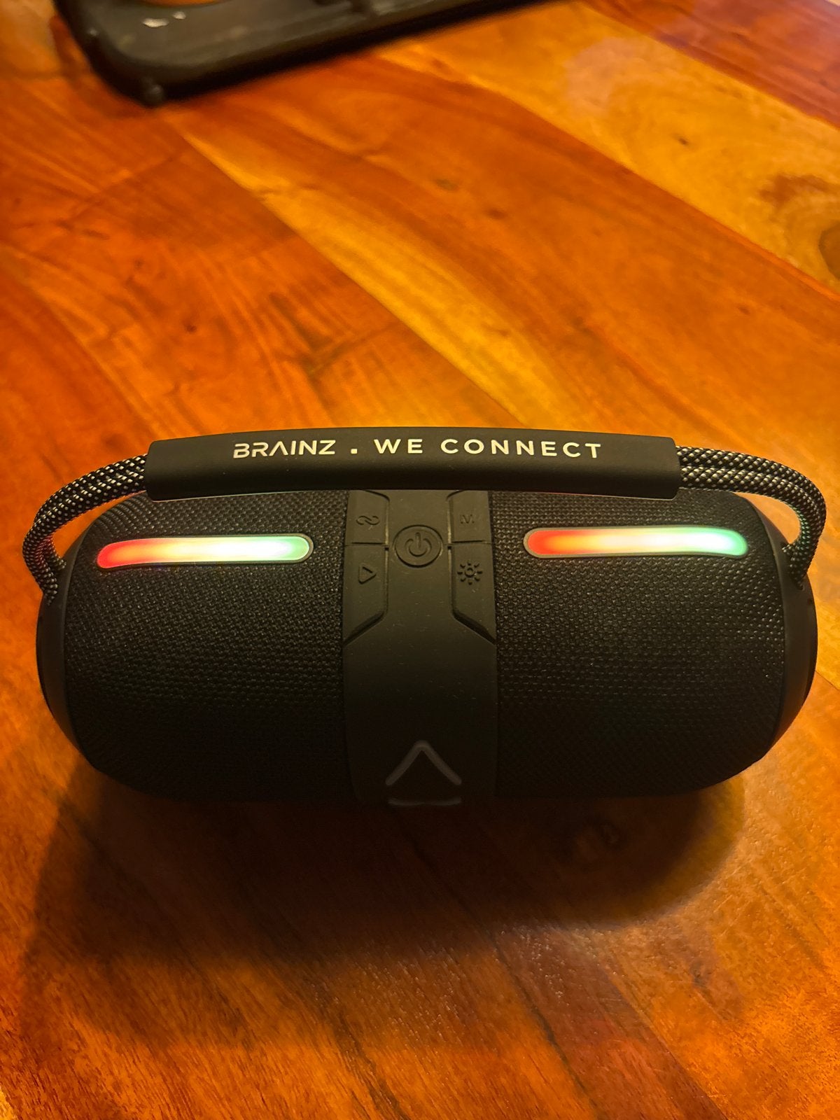 BRAINZ WE CONNECT Draagbare Speaker met Lichtshow, Audio, Tv en Foto, Overige merken, Ophalen of Verzenden, Zo goed als nieuw