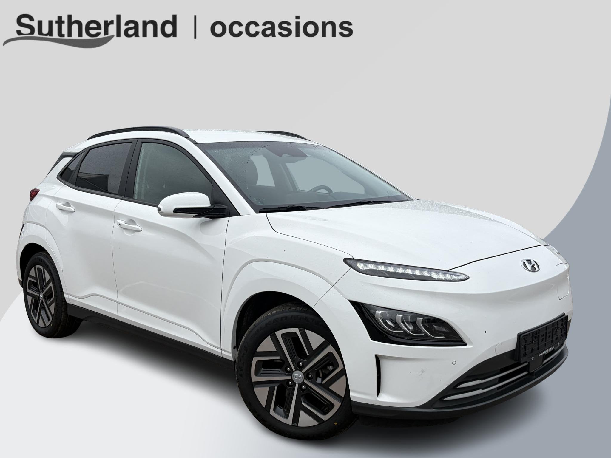 Hyundai Kona EV Business 64 kWh, Auto's, Gebruikt, Wit, 204 pk, 410 min