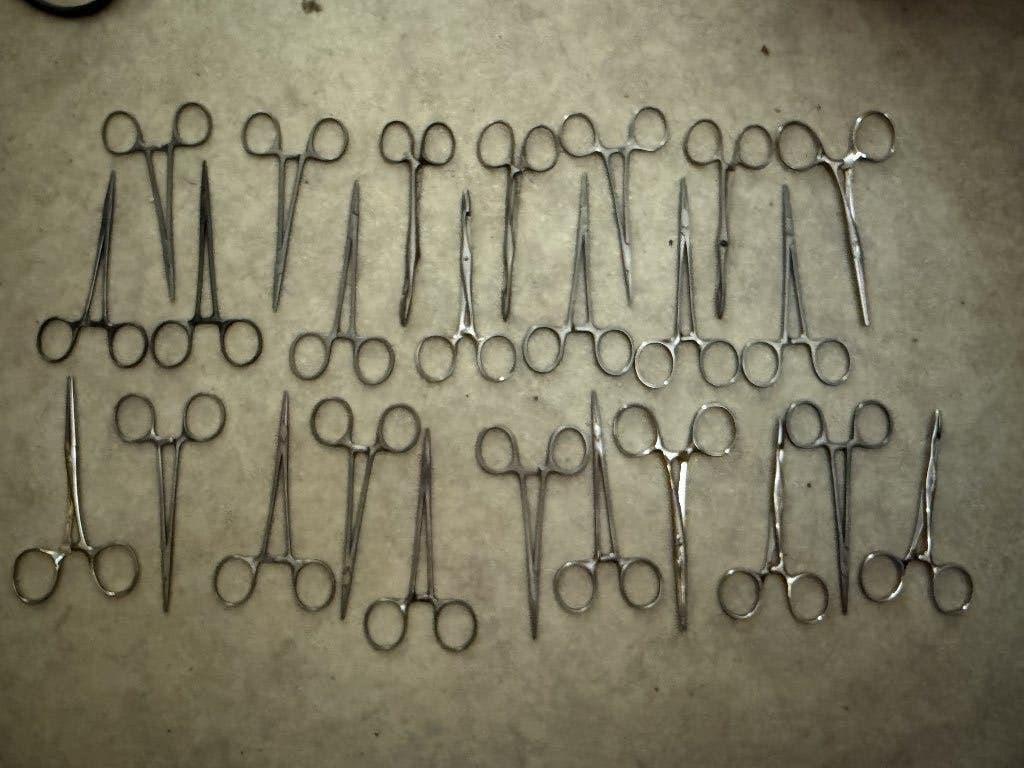 Set van 25 chirurgische instrumenten, Antiek en Kunst, Ophalen of Verzenden
