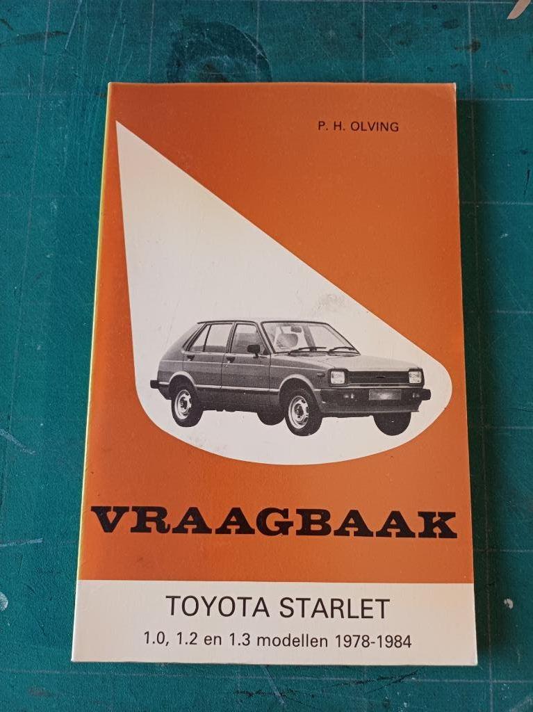 Nette VRAAGBAAK Toyota Starlet 1978-1984, Auto diversen, Handleidingen en Instructieboekjes, Ophalen of Verzenden