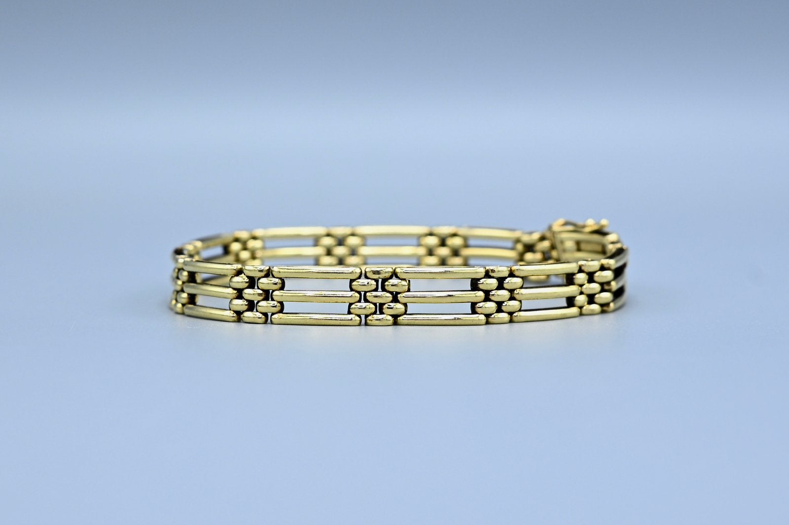 14 kt. geelgouden armband, Ophalen of Verzenden, Zo goed als nieuw, Geel, Goud