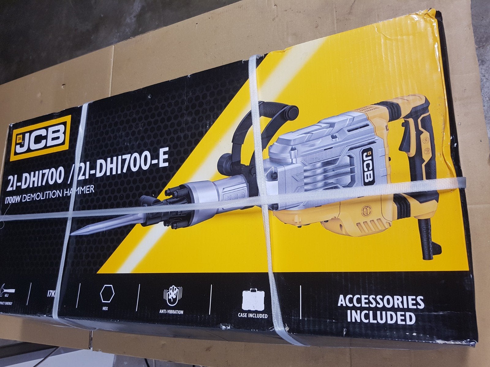 JCB 2I-DHI700-E Sloophamer breekhamer kangoo nieuw in dedoos, Ophalen, Nieuw, 600 watt of meer, Boor- en/of Breekhamer
