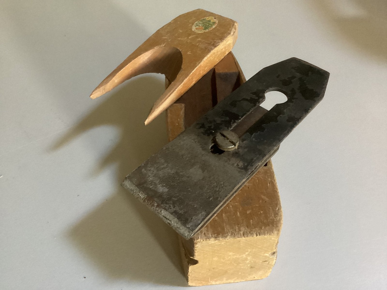 2 x Houten blokschaaf, Ophalen
