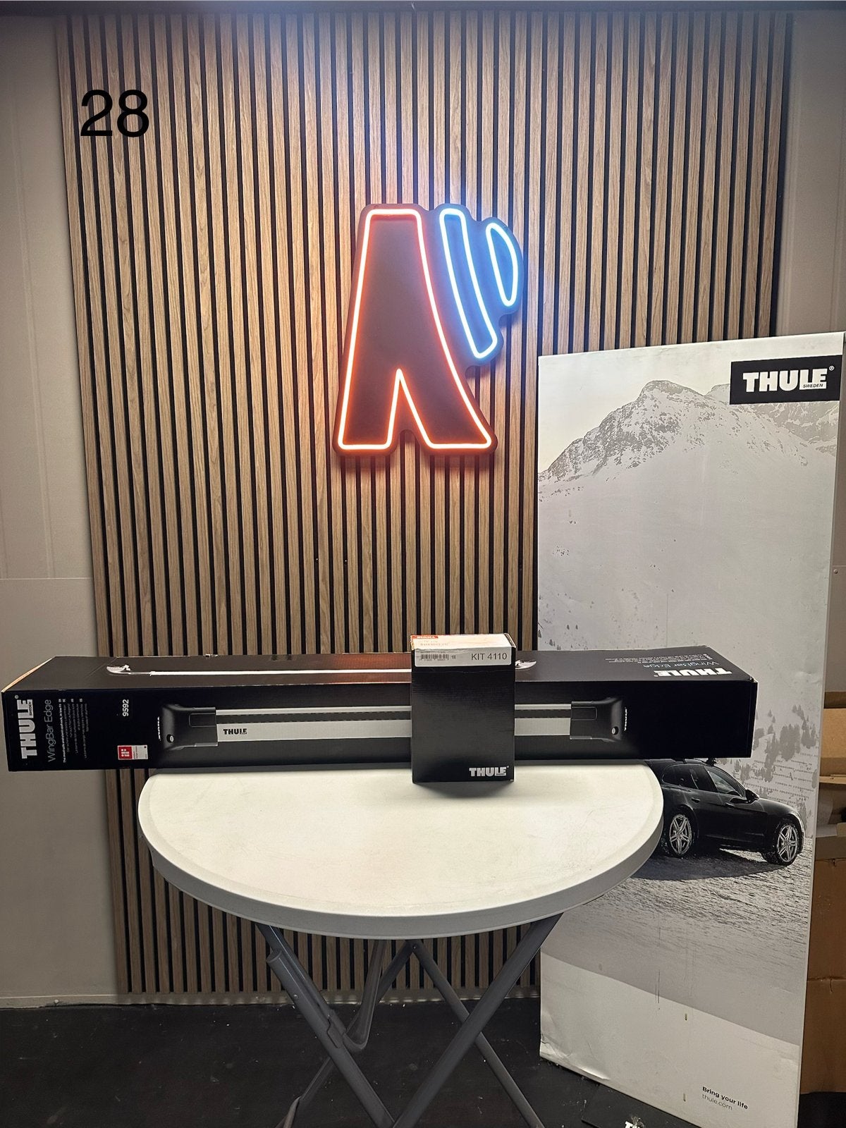 Thule WingBar Edge 9592 + Kitset 4110 – Proton X70, Auto diversen, Ophalen of Verzenden, Zo goed als nieuw