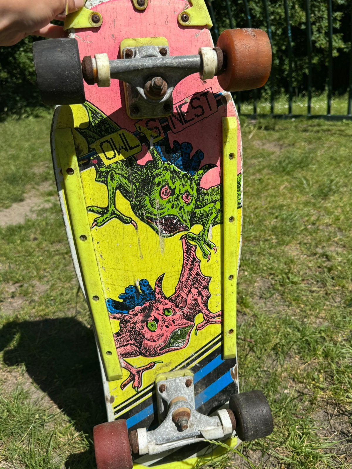 Vintage 1985 Valterra Zombie Skateboard Rare Powerflex 5, Sport en Fitness, Skateboarden, Ophalen of Verzenden