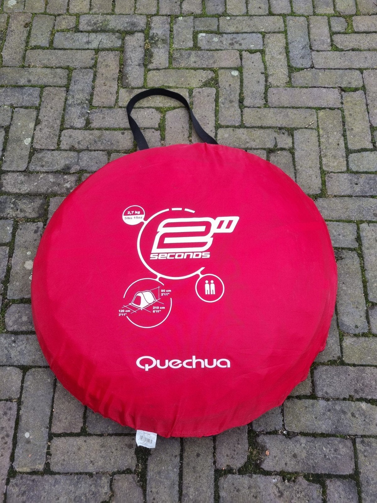Quechua 2 Seconds tent - 2 persoons pop-up tent, Ophalen, Gebruikt, Tot en met 2